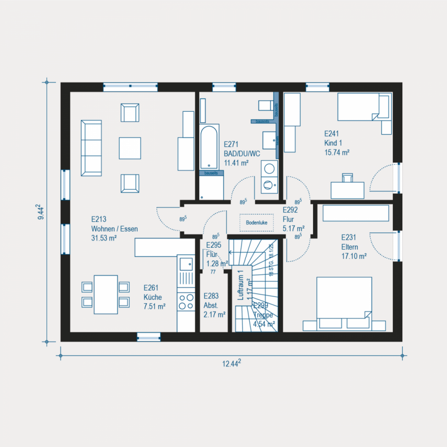Versch. Grundrisse m�glich Mehrfamilienhaus Heretsried